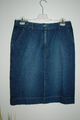 C&A CANDA toller Jeansrock Rock aus Jeans KNIELANG Gr. 40 42 M vorne geschlitzt