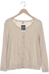 Basler Strickjacke Damen Cardigan Jacke Gr. EU 44 Baumwolle Beige #jc214uu