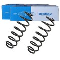 2x PROFLEX FAHRWERKSFEDERN HINTEN passend für SKODA RAPID VW GOLF | PX1-0429