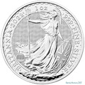 Silver Coin: 2022, Britannia  QEII - 1oz Fine Silver 0,999