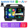 Android 32G Autoradio Carplay Für KIA Sportage 3 2010-2016 GPS BT FM DAB MIK KAM