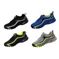 Herren Trekking Sportschuhe Wanderschuhe Laufschuhe Neon Freizeit Schuhe SD2718