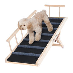 VEVOR Hunderampe Hundetreppe Hundeautorampe Hundeeinstiegshilfe Tierrampe 1,2m