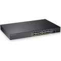 ZYXEL GS1900-24HP v2 24-port GbE L2 PoE Smart Switch rackmount 170 Watt,9000byte