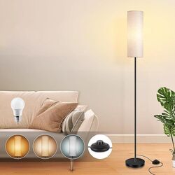 LED Stehlampe Modern Stehleuchte Dimmbar Leselampe Standleuchte Wohnzimmer NEU