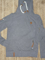 Naketano Hoodie Sweatshirt Gr. S  Schnizzel Dizzel Popizzel Blaugrau