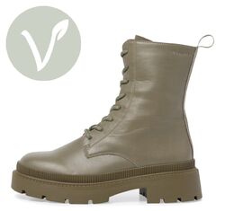 Tamaris Schnürboot 1-25215-29 752 Stiefelette Vegan khaki grün mit Touch-it