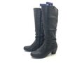 Alyssa Damen Stiefel Stiefelette Ankle Boots Schwarz Gr. 42 (UK 8)