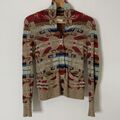 Ralph Lauren Denim Supply Vintage Navajo Strick Cardigan Damengröße 8/Small  