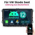 CarPlay Android 12 Autoradio Navi GPS für VW Golf 5 6 PLUS Touran T5 Polo Tiguan