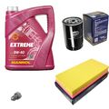 SCT Germany Inspektionspaket 5 L MANNOL Extreme 5W-40 für VW Audi Golf IV 1.6