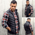 Jacke Weste Steppweste Bodywarmer Übergangs Basic Ärmellos Zip Herren BOLF Sport