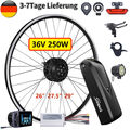 Elektrofahrrad Umbausatz 36V 26" 27.5" 29" 250W Hinterrad ebike conversion kit