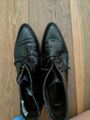 Elegante Halbstiefel AJ Stiefelleten Boots Schwarz in modischer Kroko Optik Gr39