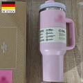 40oz Thermobecher mit Strohhalm und Henkel 1200ml Kaffeebecher To Go mit Deckel~