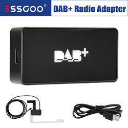 ESSGOO DAB+ Box Adapter Tuner FM UKW-Übertragung Empfänger für Android Autoradio
