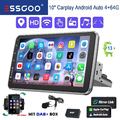 Android 13 4+64G DAB+ Carplay Autoradio 1 DIN GPS Nav RDS Drehbar Bildschirm MIK