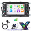 DAB+32GB Autoradio Für Ford Focus Mondeo C-MAX Galaxy Android 12 GPS Navi+Kamera