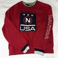 NAUTICA Competition Sweatshirt  Gr.S rot blau weiß