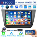 9" DAB+ 32G Android 13 Autoradio Carplay GPS Navi RDS Kam Für Seat Altea 2004-15