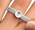 Ringschablone Ringgrößenmesser Ringmaßband  Multisizer Ringmaß + 10% Gutschein,