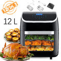 12L Heißluftfritteuse Heissluft Friteuse Fritteusen Backofen Air Fryer Grill