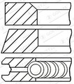 GOETZE ENGINE Kolbenringsatz 08-101500-00 für OPEL VIVARO Bus X83 MOVANO X70 A07