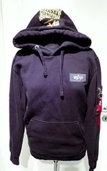 ❤️ALPHA INDUSTRIES Herren* Hoodie* Kapuzenpullover Sweatshirt schwarz Gr.S