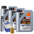 Motoröl 5W30 LIQUI MOLY Leichtlauf Special Tec Ll 3L+MAHLE Ölfilter +Cera Tec