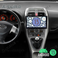 2+32GB Autoradio GPS Navi Android 13 CarPlay WiFi Für Toyota Auris E15 2006-2012