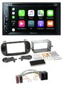 Pioneer MP3 USB DVD Bluetooth DAB 2DIN Autoradio für Fiat 500 bis 2012 schwarz s