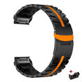 DE Titan Metall Armband für Garmin Fenix 8 51MM 7X 6X Pro 5X 3HR Quick Fit Band