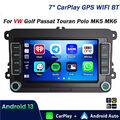 Apple Carplay Android 14 Autoradio GPS Navi Für 2 DIN VW GOLF 5 6 Passat Polo