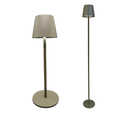 Standleuchte außen dimmbar taupe LED Stehleuchte usb variabel 47/83/120cm touch