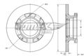 2x TOMEX Brakes Bremsscheibe TX 72-17 für FORD TRANSIT Bus TOURNEO TDCi