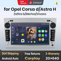 Für Opel Corsa C/D Zafira B Astra G H Android13 Apple Carplay Autoradio GPS NAVI