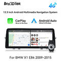 12,3" Android 14 Autoradio LTE 4G GPS Navi USB WiFi Carplay für BMW X1 E84 CIC