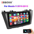 2+64G Für Mazda 5 2010-2015 Carplay Android 13 Autoradio GPS Navi RDS WIFI BT FM