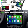 2+64GB Android13 Autoradio FM Navi Carplay Für PEUGEOT 206/206 CC 2001-2016 +Kam