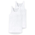 Schiesser Herren Unterhemden 2er Pack Baumwolle Original Classics Feinripp