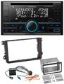 Kenwood CD 2DIN DAB USB MP3 Bluetooth Autoradio für VW Amarok ab 10 Beetle ab 11