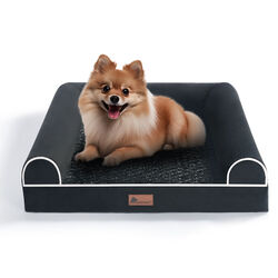 Doggyhut® Hundebett Ergonomisches Hundesofa Hundecouch für alle Größen waschbar