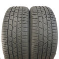 2 x CONTINENTAL 225/55 R17 97H WinterContact TS 830 P Winterreifen 2014  8mm