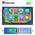 Doppel 2 DIN DAB+ Android 13 Carplay Autoradio Bluetooth GPS NAVI RDS WIFI 32GB