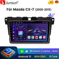 Android 13 Carplay Autoradio Für Mazda CX-7 6+128G GPS NAVI SWC DSP WIFI BT DAB+