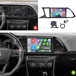 4+64GB 8Core Android 13 Autoradio CarPlay DSP NAVI GPS Für Seat LEON 3 5F1 5F5