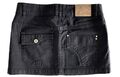 Patrizia Pepe-Minirock, Jeans, Schwarz-Gr.36 IT 42