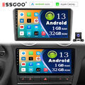 Für Audi A3 S3 RS3 8P 8V 2003-2012 32G Autoradio Carplay Android13 Kam+ GPS NAVI