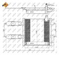 NRF 35367 Kondensator Klimaanlage für VW Lupo 6E1 6X1 Seat Arosa 6H1