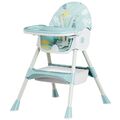 Kinderstuhl, 6 in 1 verstellbar Babystuhl mit Tisch, klappbar Kinderhochstuhl